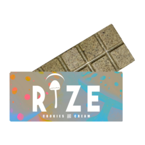 Rize Cookies Cream Mushroom Chocolate Bar