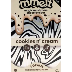 Cookies & Cream Mmelt Magic Mushroom Chocolate Bar 6G