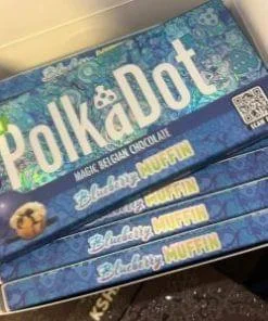 Polkadot Blueberry Muffin Magic Belgian Chocolate